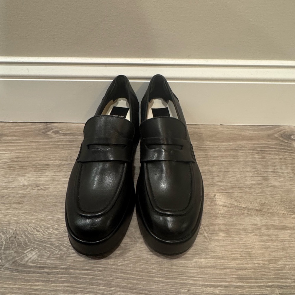 Classic Black Dolce Vita Loafers for Woman